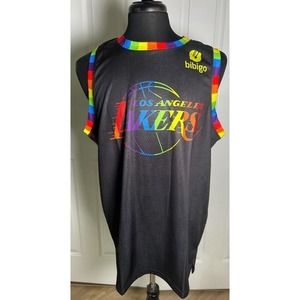 LAKERS PRIDE NIGHT JERSEY TANK TOP MULTICOLOR BIBIGO Size‎ XL